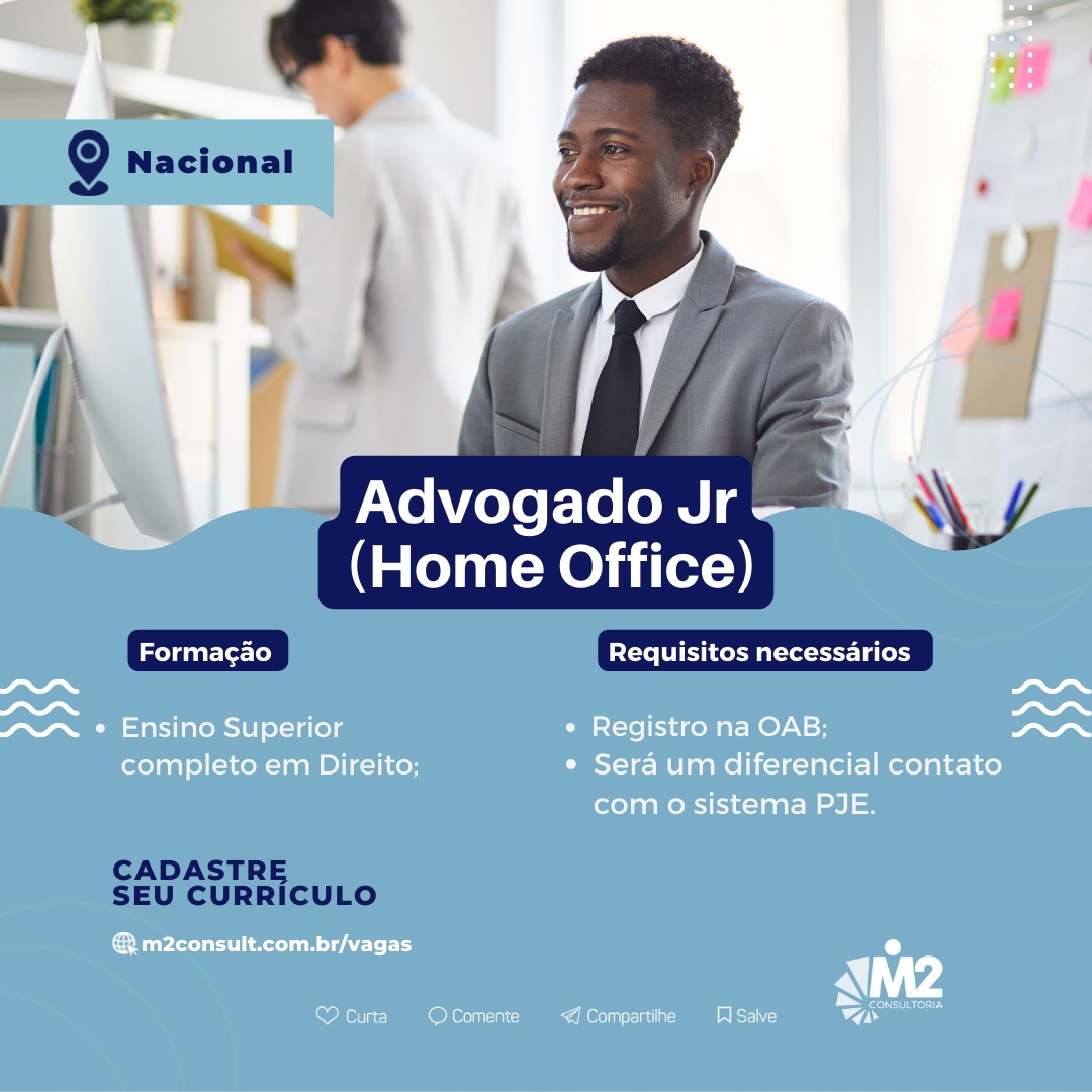 Empresa deseja contratar Advogado Jr (home office); Envie seu currículo! -  Central de Noticias Online - Amazonas